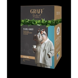 Чай Graff Earl Grey с ароматом бергамота листовой 80 г (gr.11860) изображение 1
