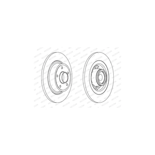 Гальмівний диск FERODO DDF1569-1 зображення 1