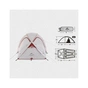 Намет Naturehike Hiby NH19ZP005 40D Grey/Red (6927595742891) - зменшене зображення 2