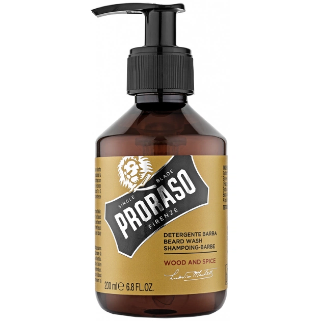 Шампунь для бороды Proraso Wood & Spice 200 мл (8004395007509) - изображение 1