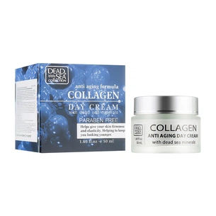 Крем для обличчя Dead Sea Collection денний проти старіння з колагеном і мін. Мертвого моря 50 мл (7290101220442) зображення 1