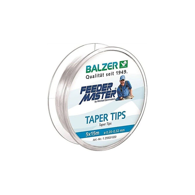 Волосінь Balzer Taper Tips 5х15 м 0.20-0.32 мм (12592 020) - изображение 1