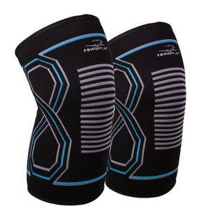 Фіксатор коліна PowerPlay PP-4099 Knee SupportЧорно/Сині L/XL (PP_4099_L/XL_Bl/Blue) зображення 1