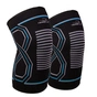 Фіксатор коліна PowerPlay PP-4099 Knee SupportЧорно/Сині L/XL (PP_4099_L/XL_Bl/Blue) - зменшене зображення 1