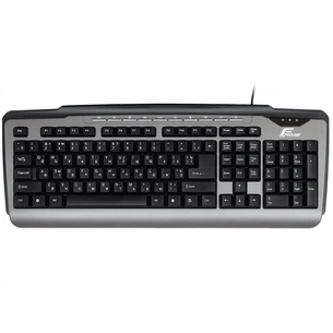Клавіатура Frime Classic Keyboard Black-Silver USB (FKBB0323) зображення 1