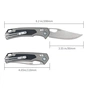 Нож SRM Retriever 9203-AK, Black G10/Aluminium, Stonewash (9203-AK) - уменьшенное изображение 10