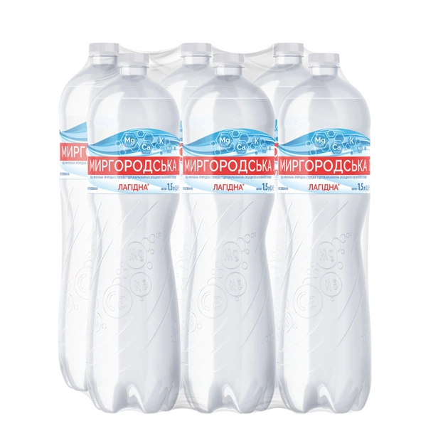 Мінеральна вода Миргородська Лагідна 1.5 н/газ пет (4820000431026) - изображение 4