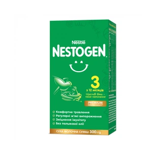 Дитяча суміш Nestogen 3 з лактобактеріями L. Reuteri з 12 міс. 300 г (7613287106360) зображення 1