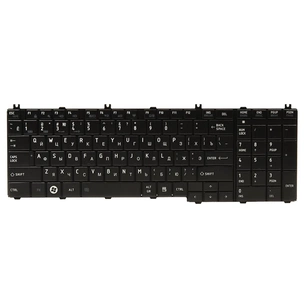Клавіатура ноутбука PowerPlant TOSHIBA Satellite C650, L650 чорна, чорна рамка (KB310685) picture 1