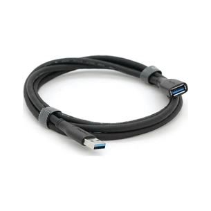 Дата кабель USB 3.0 AM/AF 1.5m black VEGGIEG (YT-3.0AM\AF-1.5BL) зображення 1