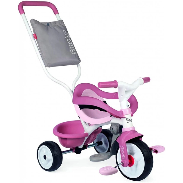 Дитячий велосипед Smoby Be Move Комфорт 3 в 1 рожевий (740415) - изображение 1
