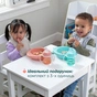 Набір дитячого посуду Chicco Set Prima Pappa 6м+ Рожевий (16200.15) - зменшене зображення 5