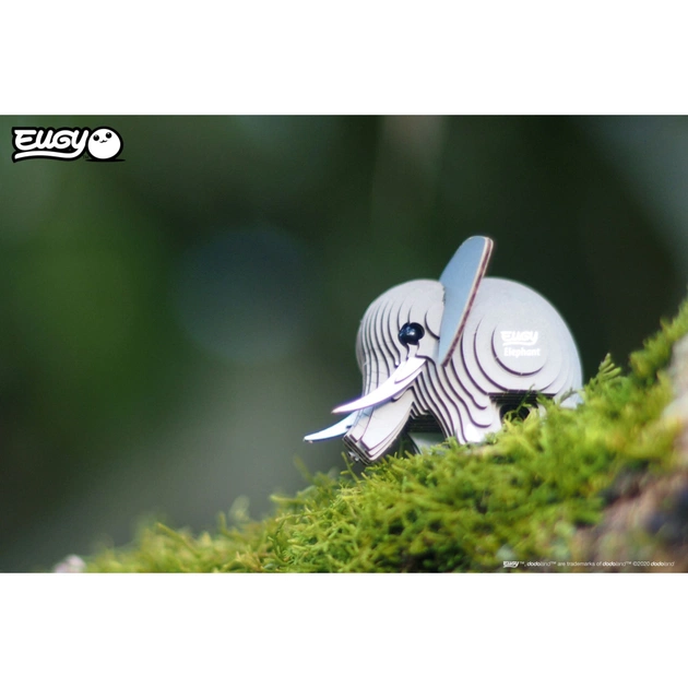 Пазл Eugy 3D Зоопарк Слон (XEG-010) - picture 8