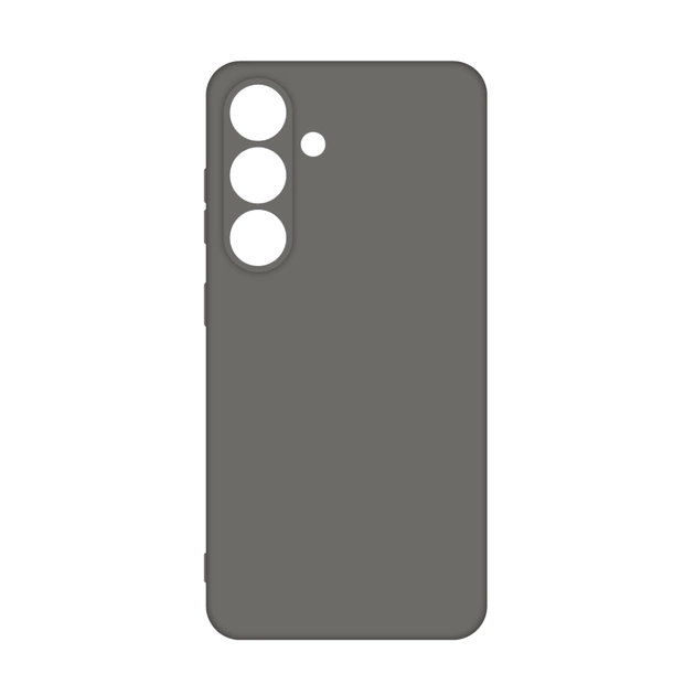 Чохол до мобільного телефона Intaleo Silicone Samsung Galaxy S25 Plus Dark Grey (1283126616860) - зображення 1