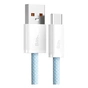 Дата кабель USB 2.0 AM to USB-C 1.0m 5A Blue Baseus (CALD000603) - зменшене зображення 2
