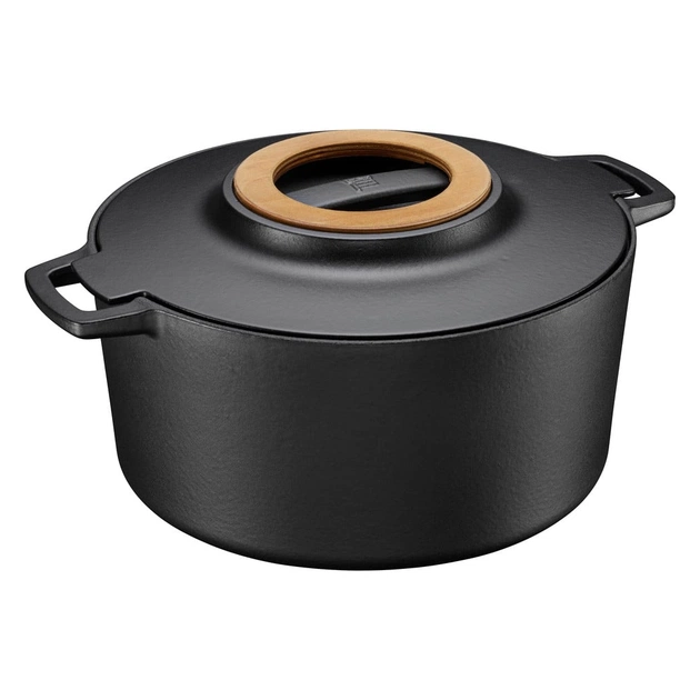 Каструля Fiskars Norden чавунна 6 л чорна (1026566) - picture 1