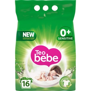 Пральний порошок Teo bebe Cotton Soft Sensitive Green 2.4 кг (3800024020629) зображення 1