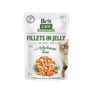 Вологий корм для кішок Brit Care Cat pouch 85 г (з тунцем у желе) (8595602540556) зображення 1