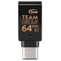 USB флеш накопичувач Team 64GB M181 Black USB 3.1/Type-C (TM181364GB01) - зменшене зображення 5