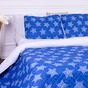 Покривало MirSon набір Print Line №7129 Blue Star 200х220 + 2 наволочки 50х70 (2200006079347) - зменшене зображення 5