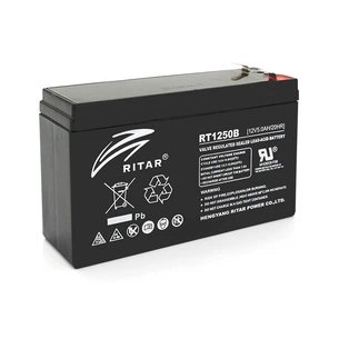 Батарея до ДБЖ Ritar AGM RT1250B, 12V-5Ah (RT1250B) зображення 1