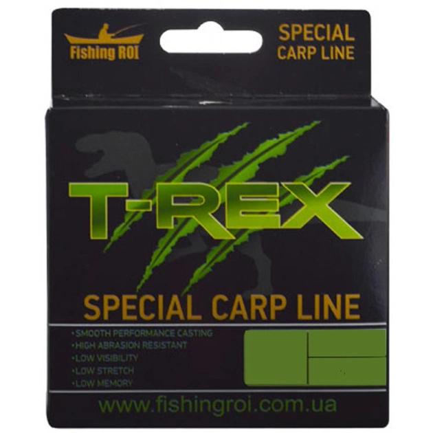 Волосінь Fishing ROI T-REX Special Carp Line Green 300м 0,30мм 8.9кг (48-00-030) - зображення 1