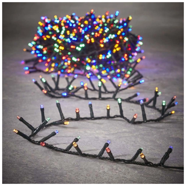 Гірлянда ColorWay LED 200 20м 8 функцій Color 220V (CW-G-200L20VMC) - picture 3