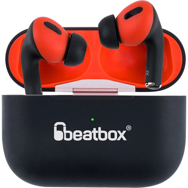 Навушники BeatBox PODS PRO 1 Wireless Charging Black-Red (bbppro1wcbr) - зображення 1