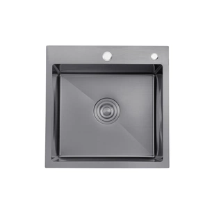 Мийка кухонна Kroner Schwarze-5050HM (CV022793) зображення 1