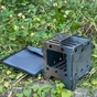 Піч-трісочниця Metalzavod 13.5х13.5х15см 2мм мала з чохлом (SHP-2SCH) - зменшене зображення 2