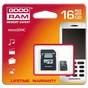 Карта пам'яті Goodram 16Gb microSDHC UHS-I class 10 (SDU16GHCUHS1AGRR10) - зменшене зображення 1