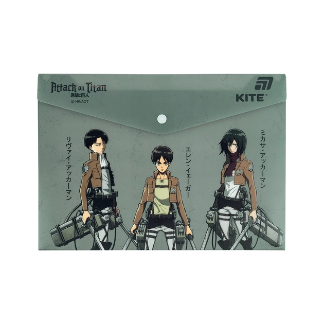 Папка – уголок Kite А4 Attack on Titan (AT25-244) - изображение 1