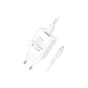 Зарядний пристрій BOROFONE BA74A Aspirer USB + cable USB to Micro 5P White (6974443388664) - зменшене зображення 2