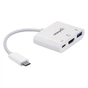 Концентратор Intracom USB3.1 Type-C to HDMI/USB 3.0/PD 60W 4-in-1 White Manhattan (152945) - зменшене зображення 2