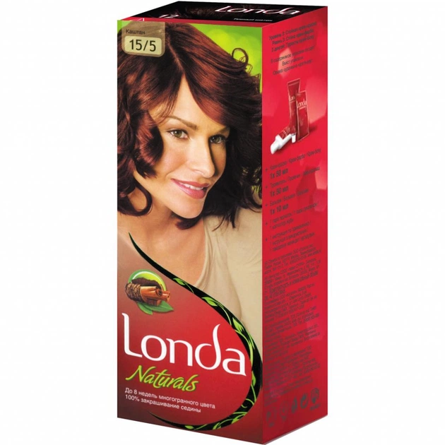 Фарба для волосся Londa стійка Naturals 15/5 Каштан (4056800752874) - зображення 1
