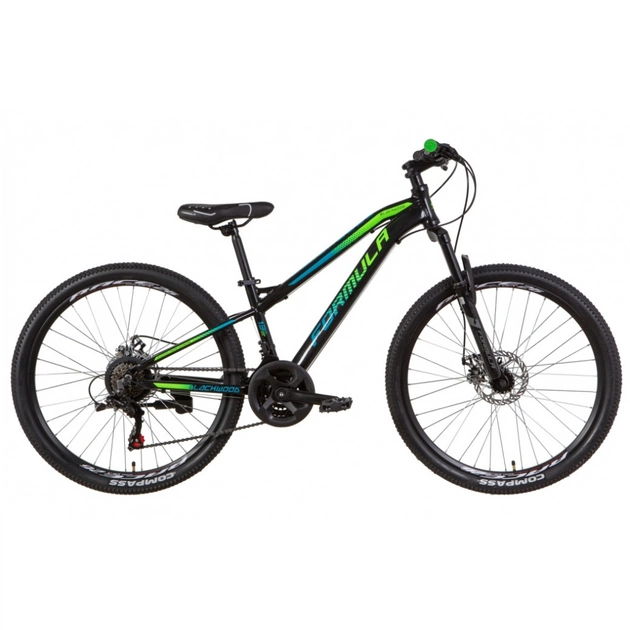 Велосипед Formula 29" BLACKWOOD AM DD рама-13" 2021 Black/Green (OPS-FR-26-486) - зображення 1