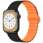 Ремінець до смарт-годинника Drobak Silicone Magnetic Link для Apple Watch All Series 38/40/41mm Black orange (898923) - зменшене зображення 1