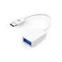 Перехідник USB3.1 Type-C to USB (OTG) 0.15m white HP (DHC-TC105) - зменшене зображення 1