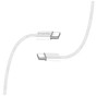 Дата кабель USB-C to USB-C 2.0m (braided cotton) (PD Fast Charging 60W) 3.0А grey ColorWay (CW-CBPDCC068-GR) - зменшене зображення 5