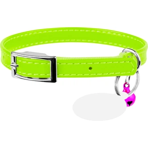Нашийник для тварин WAUDOG Glamour з QR паспортом Д 17-20 см салатовий (32755) зображення 1