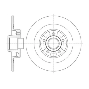 Гальмівний диск REMSA 6999.00 зображення 1