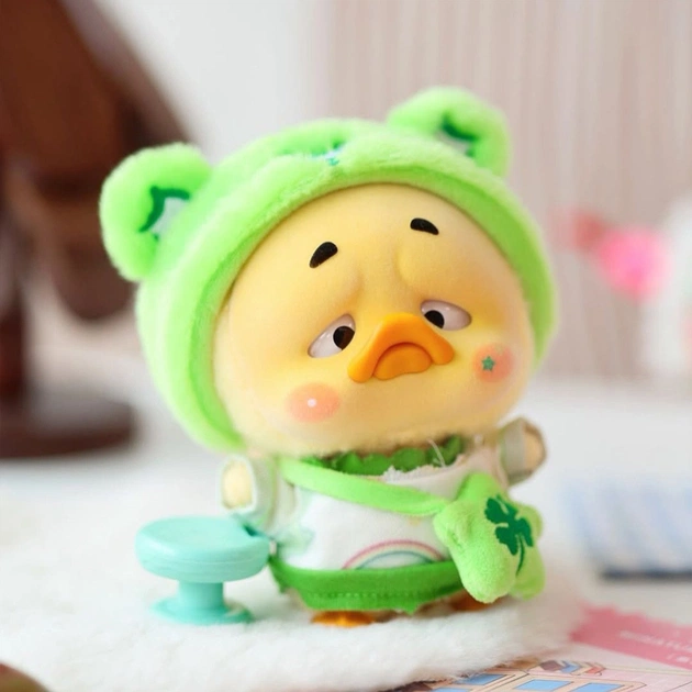 М'яка іграшка Pop Top сюрприз з кільцем 1983toys Upset Duck x Care Bears Будь веселкою (AP17183806800C) - зображення 5