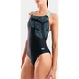 Купальник Arena Kikko Swimsuit Swim Pro Back 010807-580 чорний, бірюзовий 38 (3468337757207) - зменшене зображення 3