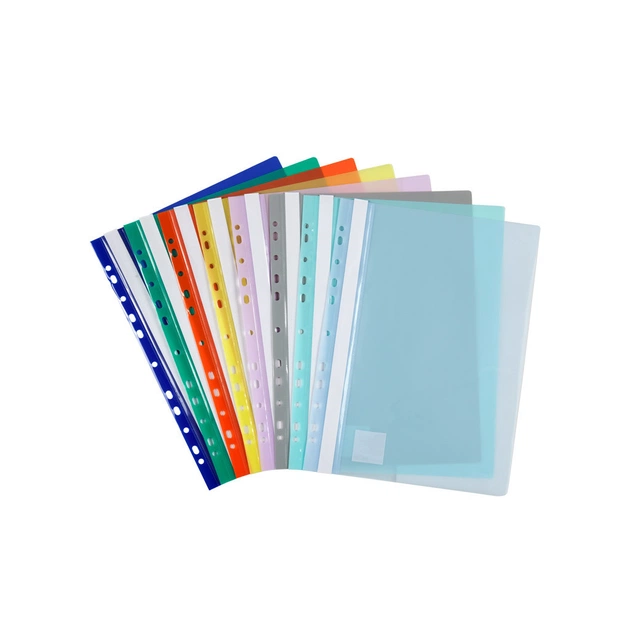 Папка-швидкозшивач Axent А4 з перфорацією 120/150 мкм Сіра (1318-12-A) - picture 2