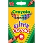 Олівці кольорові Crayola воскові з блискітками, 16 шт (256318.024) - зменшене зображення 1