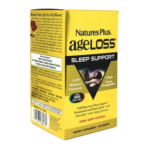 Мультивітамін Natures Plus Комплекс для Здорового Сну, AgeLoss, 60 таблеток (NTP8023) зображення 1