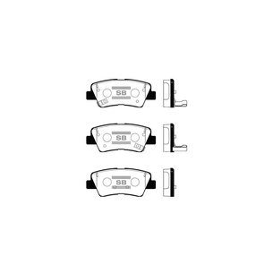 Гальмівні колодки HI-Q SP1845 зображення 1