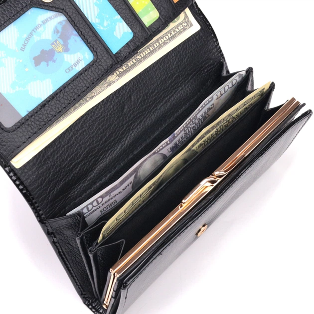 Гаманець ST Leather Чорний (19403) - зображення 7