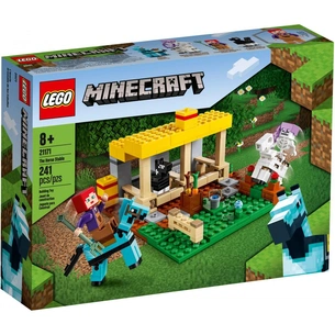Конструктор LEGO Minecraft Конюшня 241 деталь (21171) зображення 1