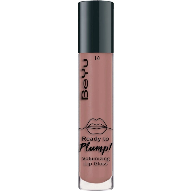 Блиск для губ BeYu Ready to Plump! 14 - Soft Nude (4033651830432) - изображение 1